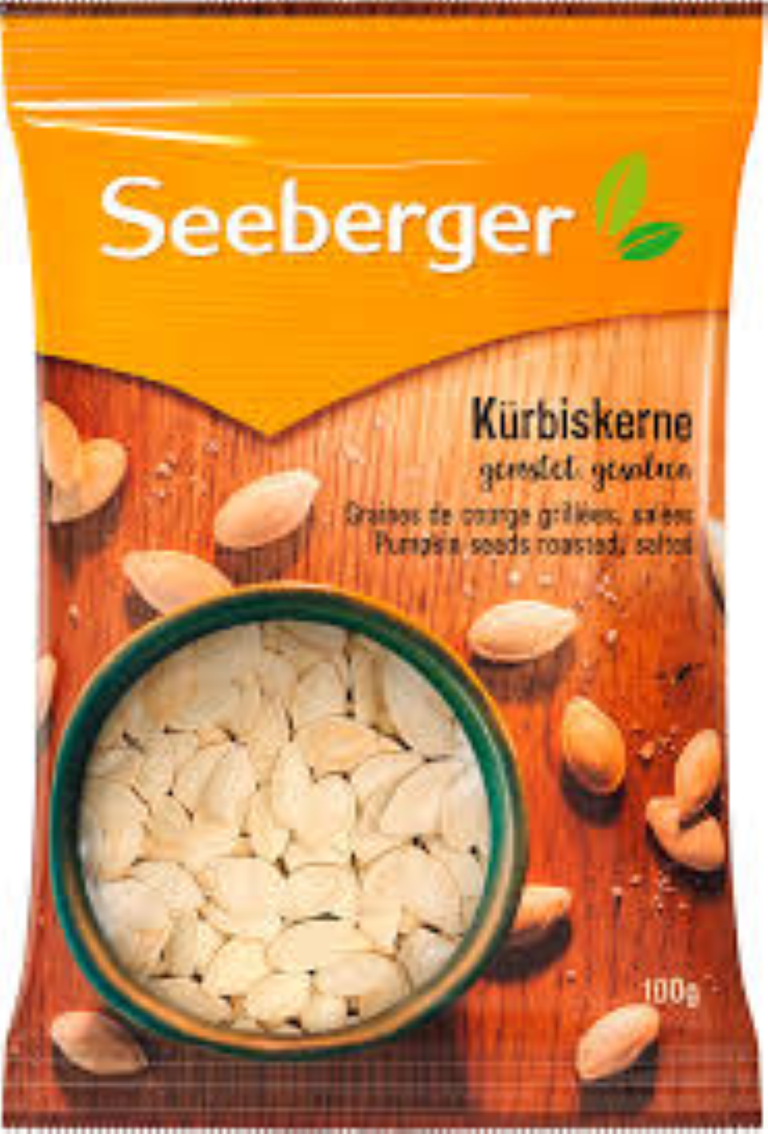 SEEBERGER PUMPKIN SEEDS ROASTED & SALTED 100G
